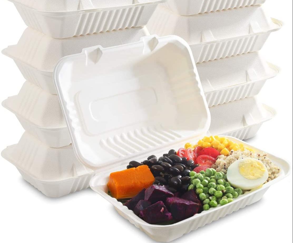 Plastic takeout containers