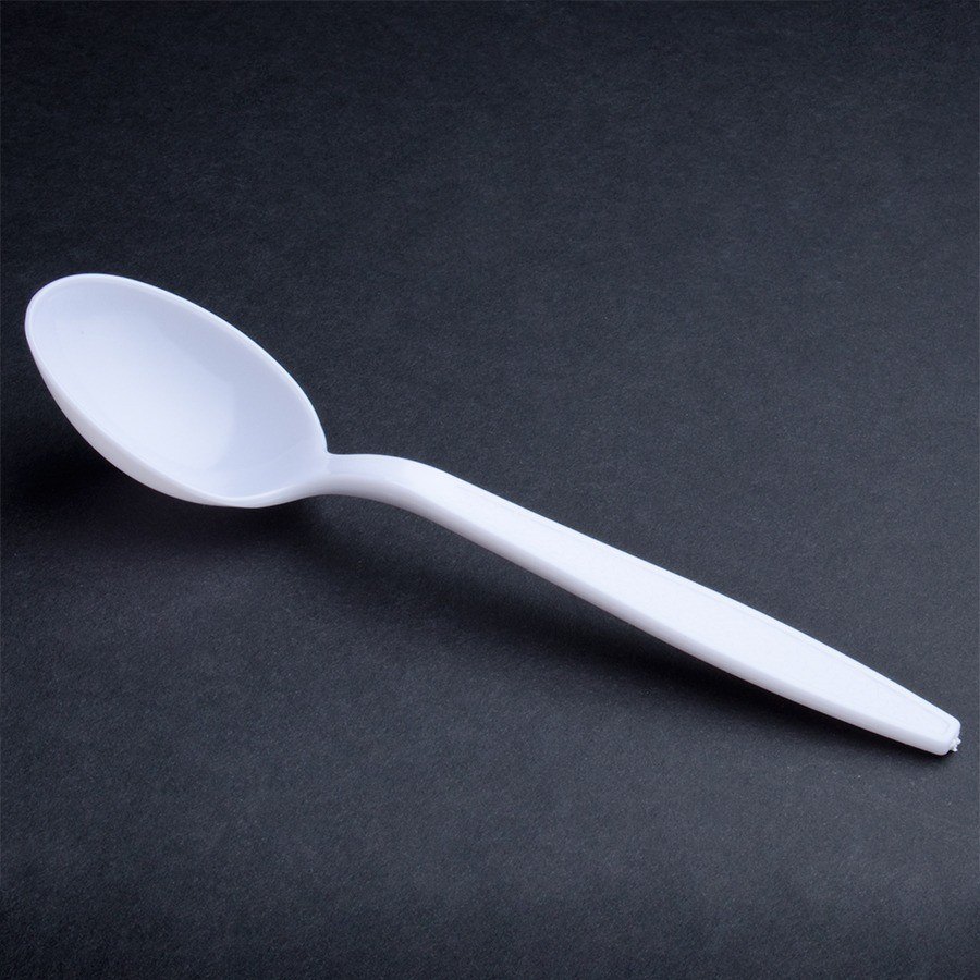 Plastic spoon manufacturing process