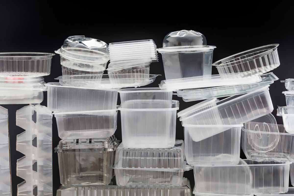 Disposable containers for food